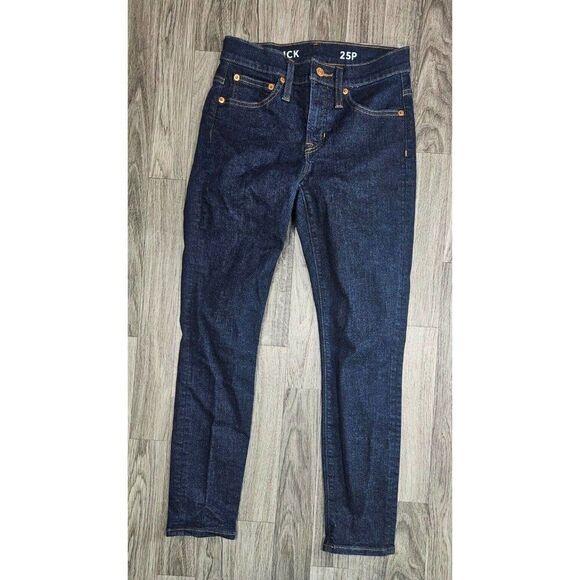 J. Crew Womens Size 25 Petite Toothpick Skinny Denim Blue Jeans - Picture 1 of 13